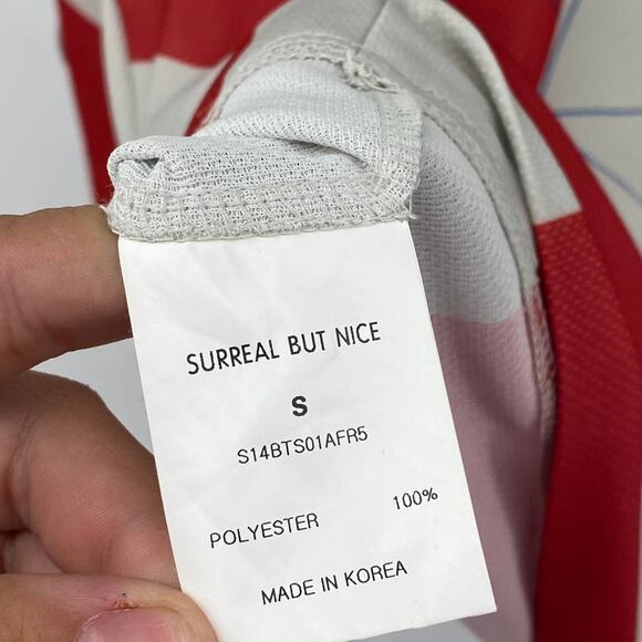 Surreal But Nice London Jersey Crop Top Spring & Summer 2014 Collection Sz S - Picture 9 of 10